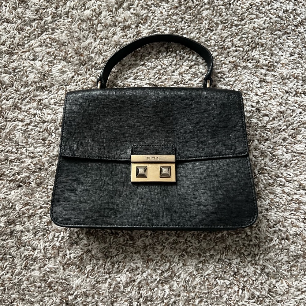 Furla genuine leather handbag